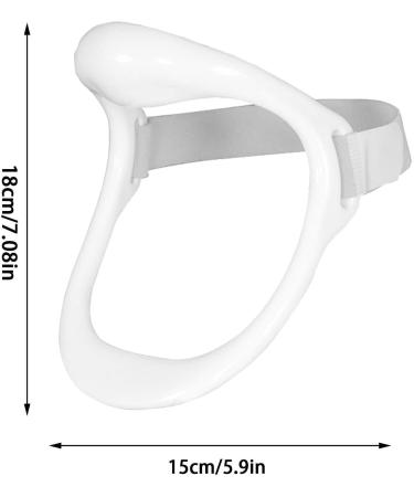 10 Neck Corrector | Comfortable Neck Brace for Men Cervical Traction Neck Shoulder Relaxer Traction Device Improving Forward Head Posture for Home Work School N 10 Pcs White Strap Neck Brace - Buy Online on GoSupps.com