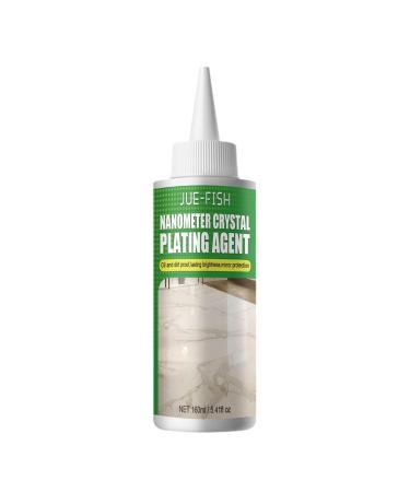 2 Marble Nano Crystal-Plating Agent Coating of Stone Nanocrystals Stone Crystal Plating Agent Marble Ceramic Scratch Repair Polish Clean Nano Crystal Plating Agent for Kitchen 2 pcs 160ml|160ml