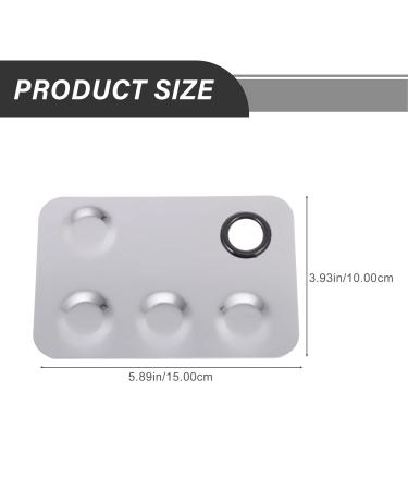 Buy Nail Art Display Boards Set - Rustproof Steel Pallet Nail Stand for Makeup Colors | Malpot Manicure Indicator - 15x10x0.5cm Silver | International Shipping - Buy Online on GoSupps.com