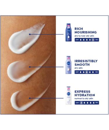 NIVEA Express Hydration Body Lotion 400ml - Deep Moisture Serum, Sea Minerals, Fast Absorbing Moisturizer for Smooth Skin - Buy Online on GoSupps.com