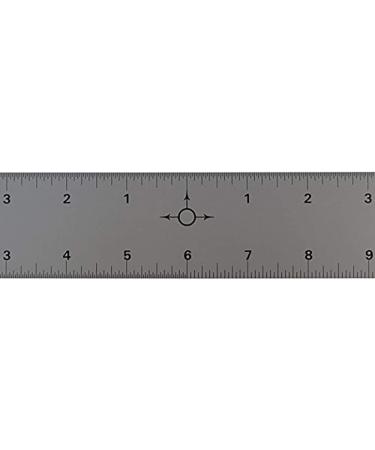 Ludwig Precision 6 Center-Finding Aluminum Straight Edge  81206 6-INCH - Buy Online on GoSupps.com