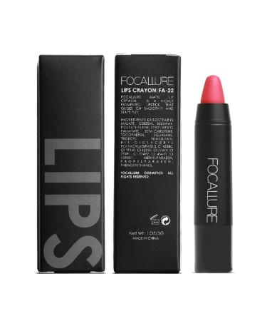 FOCALLURE Ultra Chic Matte Lipstick - Long Lasting, Waterproof Lip Crayon with Vitamin E - DARE YOU - Buy Online on GoSupps.com