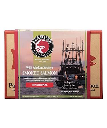 SeaBear - Wild Alaskan Smoked Sockeye Salmon - 6oz