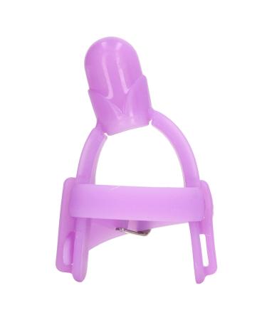 Suction Stop Bracelet 10 cm Silicone Adjustable Thumb Sucking Stopper Band for Infants and Babies (Purple)