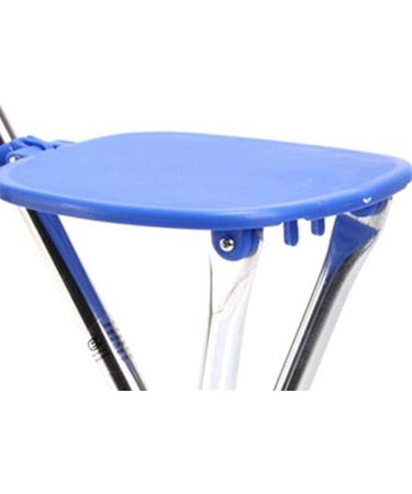 Tripod cane portable stool walking stick folding tripod portable cane stool Aluminum Tool Multifunction blue elderly person Selfless dedication - Buy Online on GoSupps.com