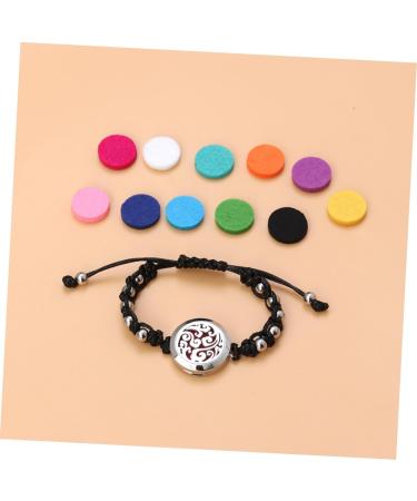 VALICLUD 3pcs Aromatherapy Bangle Diffuser Set | Essential Oil Bracelet & Perfume Locket for Stress Relief - Buy Online on GoSupps.com