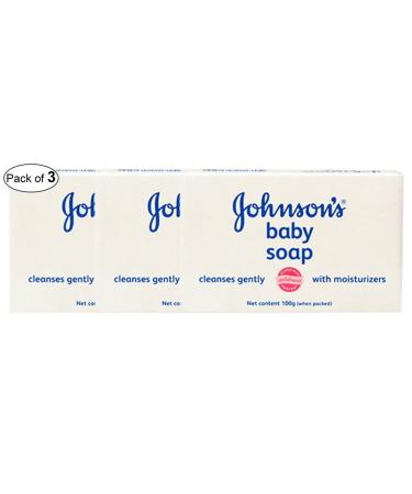 Johnson s Baby Soap With Moisturizers (100g Approx.) (Pack of 3)