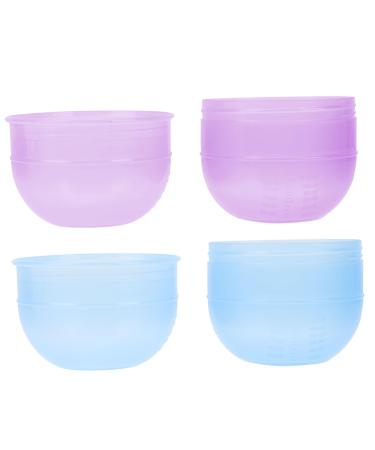 Homoyoyo Gobelet M langeur Pour Coiffure Lot De 2 Bol Transparent Et Graduations Faciles Pour M lange Pr cis De Teinture Cheveux En Salon Domicile