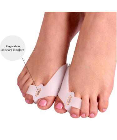 Buy LATRAT 6 x Valgo Light Bandage - Transparent Gel Tip Separator for Hallux Valgus | 3 Pairs International Shipping - Buy Online on GoSupps.com