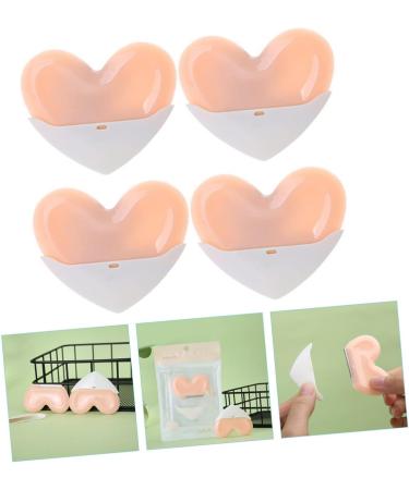 Buy Mobestech Heart-Shaped Eyebrow Trimmer Set - 4 Stainless Steel Razors for Perfect Eyebrow Care | Miss Beauty Tools - Buy Online on GoSupps.com