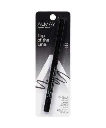 Almay Eyeliner Pencil with Vitamin E | Water Resistant, Long-Wearing, Hypoallergenic, Oil-Free & Fragrance-Free | 205 Black, 0.01 oz - Buy Online on GoSupps.com