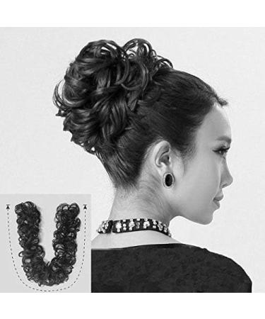 CAISHA XXL Voluminous Curly Messy Bun Updo Hairpiece in Light Blonde #22H613A HW39 - Buy Online on GoSupps.com