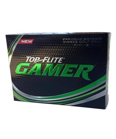 Top Flite Gamer - Explosive Distance 3-Piece Golf Ball Dimple in Dimple 12 Count