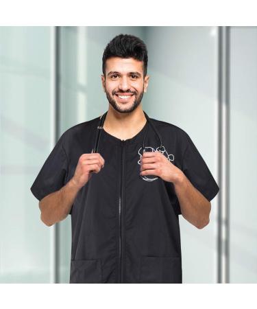 Shop XL Waterproof Antistatic Pet Groomer Uniforms | No Lifting Short-Sleeved Work Clothes for Men & Women - Ideal for Pet Shops - Buy Online on GoSupps.com