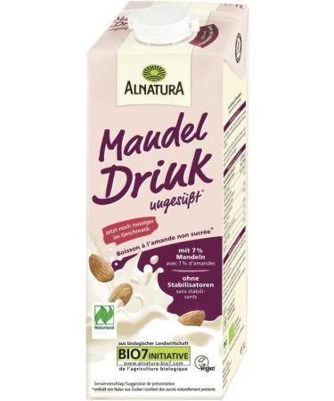 AlNATURA - Unsweetened Almond Drink 1L - Pack of 4 - Buy Online on GoSupps.com