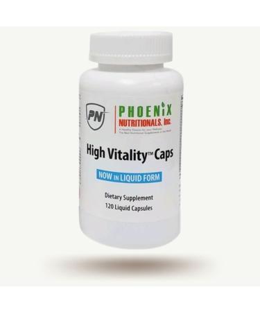 High Vitality Multivitamin and Mineral Full Spectrum Gel Easy Swallow Caps Absorption Potency Liquid Essential Nutrient Hair Skin Nails Adrenal Brain Support Blend 120.0 Count