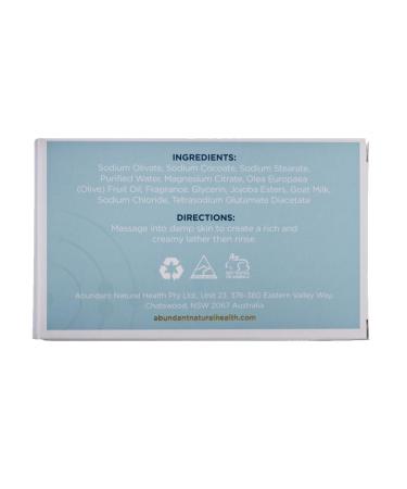 Magnesium Exfoliating Body Bar with Goat's Milk & Olive Oil - Gentle Skin Exfoliator 90g | Hydrate & Soothe Your Skin - Buy Online on GoSupps.com