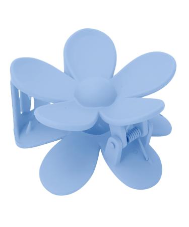 Hair clip styling flower claw clip light big flower hair clip hard-wearing anti-slip hair clip for women for girls (light blue)