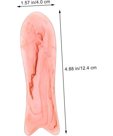 Magiclulu 12 STK Stone Scraping Tools - Hand Massage & Face Gua Sha Device | Body Roll Massage Plate | Pink Synthetic Resin - Buy Online on GoSupps.com