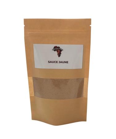 M lange pour Sauce Jaune pices Africaines 100% Naturelles Assaisonnement Traditionnel pour Plats Savoureux 50 g