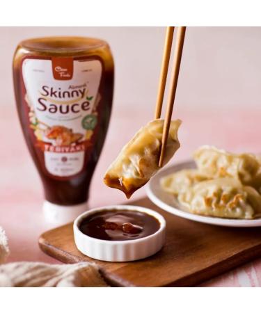 CleanFoods Almost Skinny Teriyaki Sauce 425ml I Low calorie sauce e.g. for pasta fish meat I Only 39 calories per 100g - Buy Online on GoSupps.com