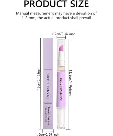 Stylo Repousse-Cuticules 2 en 1 en C ramique - Huile Cuticule la Lavande pour Hydrater et R parer - Soin Profond pour Ongles Secs et Ab m s la Maison (2 PCS) - Buy Online on GoSupps.com