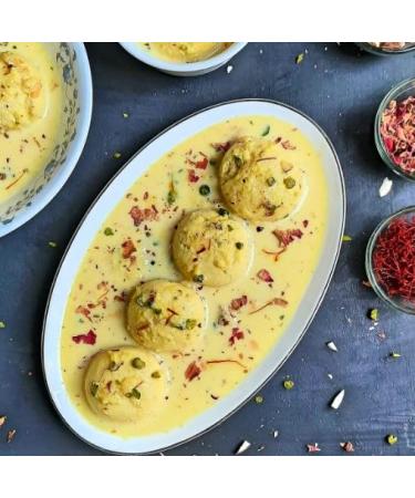 Rakhi Diwali Special (Traditional Rasmalai 250g) Gift Hamper for Brother Sister Delicious Indian Traditional Sweets Best Gift For All Occasions Tasty Treat For Family & Friends Sold By Kidzbuzz