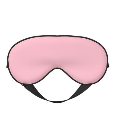 Solid Color Pink Eye mask Soft Elastic and Adjustable Nighttime Comfort Sleeping mask Suitable for Both Men and Women Black