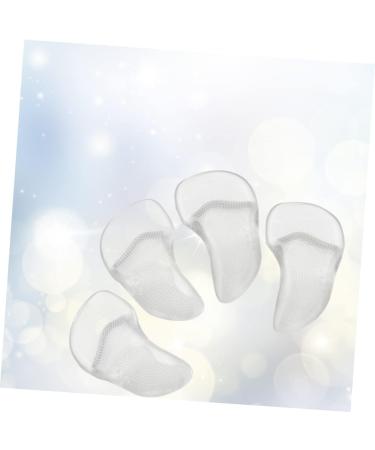 Healeved Clear Pumps Insoles - 3 Pair Heel Grips & Cushions for High Heels | Gel Half Insoles with Arch Support & Soft Massage Pads - Buy Online on GoSupps.com