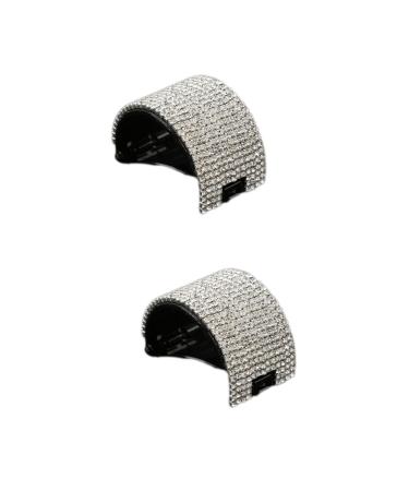 Beaupretty Hairpins rhinestone barrettes rhinestone clip clip ponytail holder ponytail holder clip ponytail holder clips ponytail holder barrette grip Hair Volume Clip