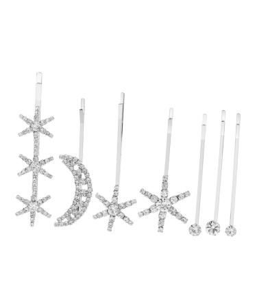 Beatifufu 1 Set Fringe Bobby Pin Rhinestone Hair Clip Hair Clips for Rhinestone Barrettes Hair Accessories Hair Clips for Teen Hair Clips for Women Hair Barrettes