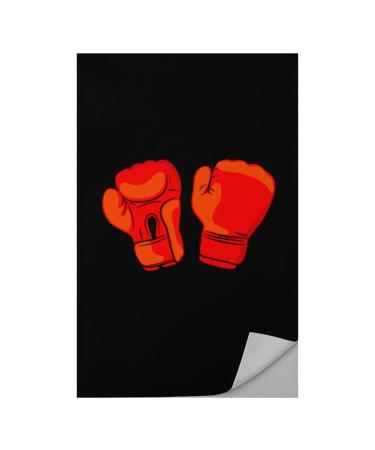 Red Boxing Gloves Quick Dry Towels Washcloths Highly Absorbent Facial Cloths Face Hand Towels for Bathroom Spa Hotel