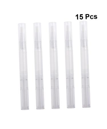 15pcs Clear Nail Polish Gel & Lip Gloss Empty Eyelash Tubes - Premium Quality for International Shipping - Buy Online on GoSupps.com