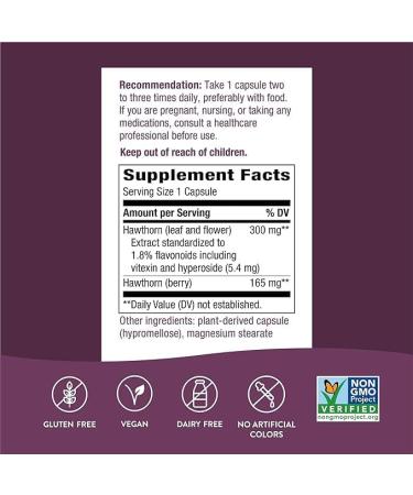 Nature's Way Hawthorn Health Supplement 90 Count - Buy Online on GoSupps.com