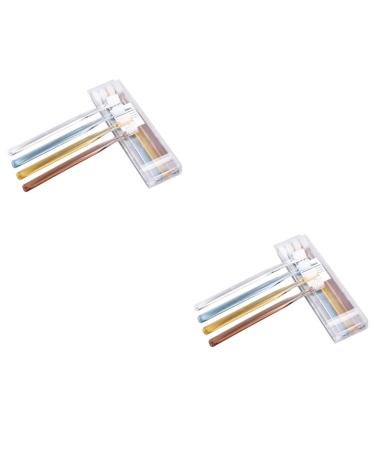 Frcolor 16 pcs toothbrushes suit soft bristle toothbrush bamboo crystal toothbrush with soft bristles toothbrushes for children small head toothbrush extra soft stick so soft