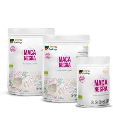  Energy Feelings Eco Black Maca Powder Energy Feelings 200g - Buy Online on GoSupps.com