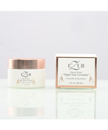 L Zur Mango Butter Night Eye Complex Eye Cream Plumps Anti-Aging Tightens Minimize the Wrinkles Dark Circles 1- Fluid Ounce