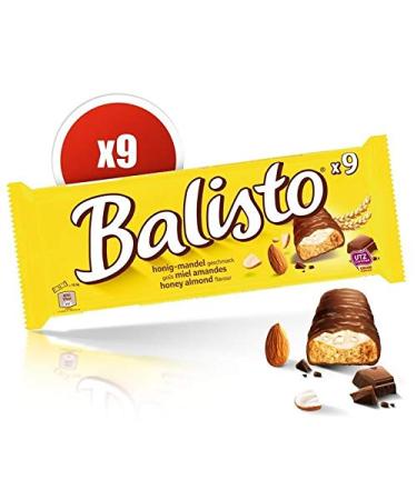 BALISTO - Milk Honey Almond Bars 166G - Pack of 4