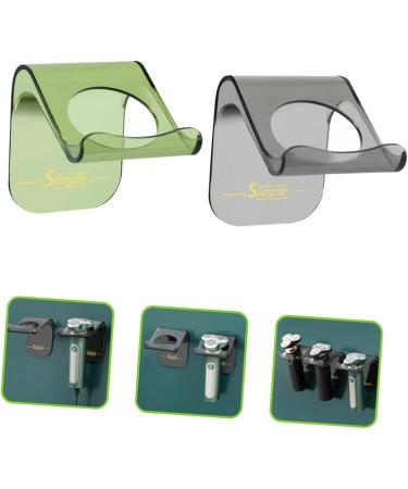 Frcolor 2-Piece Razor Hanger Wall Holder | Self-Adhesive Electric Shaver Rack | Elderly Razor Storage Solution - Buy Online on GoSupps.com