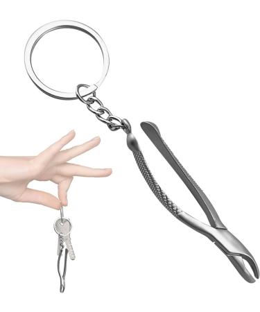 Aznever Dentist Key Trailer | Women's Teeth Keychain for Car Keys | Dental Assistant Gift | Durable Key Trailer for Dentists - Buy Online on GoSupps.com
