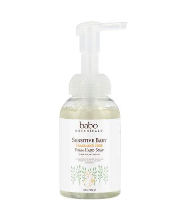 Babo Botanicals Sensitive Baby Foam Hand Soap Fragrance Free 8 fl oz (237 ml) - Buy Online on GoSupps.com