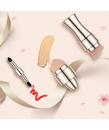 Bling Toman 4 in 1 Makeup Brush Set - Rose Gold Mini Travel Brushes - Buy Online on GoSupps.com