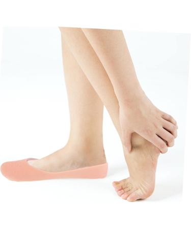 minkissy 4 Pairs Silicone Feet Foot Care Protector Non- Slip Silicone Socks Anti- Cracking Socks Plantar Socks Moisturizing Socks Elastic Gel Socks Moisturiser Socks Silica Gel L 19.5X9.5X1.5CM - Buy Online on GoSupps.com