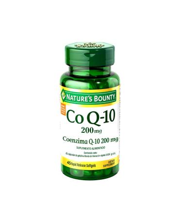 Nature's Bounty Co Q-10 200 mg 45 Rapid Release Softgels