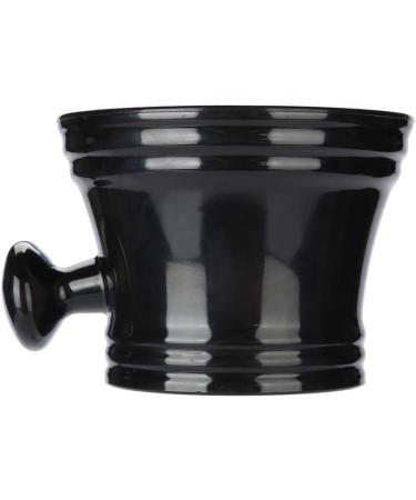 Premium Black Shaving Cream Bowl for Men | Plastic Soap Foam Shaving Bowl - Perfect for Smooth Shaves - Buy Online on GoSupps.com