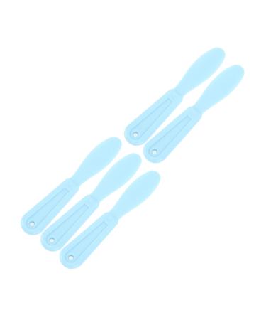 Verdant touch tooth pavement mixed knife dental plastic plaster spatula mixed knife 5 pieces light blue for alginate printing plaster materials
