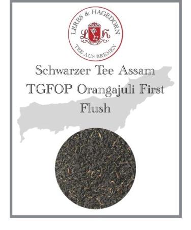 Lerbs Hagedorn Lerbs & Hagedorn Black tea Assam TGFOP Orangajuli First Flush Sparkling flowery malt1kg approx 81 liters Tippy Golden Flowery Orange Pekoe