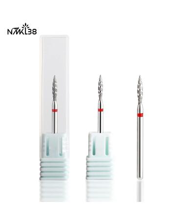 NMKL38 Tornado Flame Diamond Nail Drill Bit 3/32 - Manicure Cutters Rotary Burr Drill Accessories - Buy Online on GoSupps.com