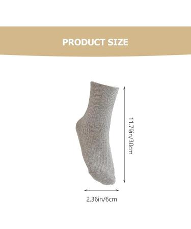 Healifty Women's Diabetic Cotton Nursing Socks 5 Pairs - Warm and Comfortable Foot Socks for Patients, Elderly, Pregnant Women, and Men - Buy Online on GoSupps.com