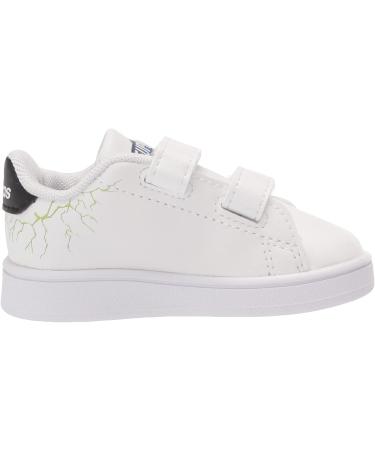 adidas Boy's Unisex Kids Advantage Cf I Sneaker - Child 3 UK - White/Black - Buy Online on GoSupps.com